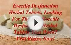 Erectile Dysfunction Herbal Tablets, Looking For The Best